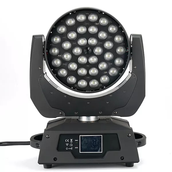 6in1 RGBWA+UV 36x18W LED 摇头洗脸灯