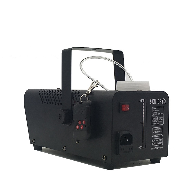 遥控器 500W 舞台效果设备 带 3 个 RGB LED 不同颜色雾输出效果
